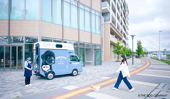 STEP01 ワゴンがお客さま宅に到着